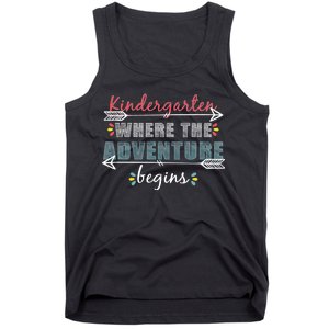 Kindergarten Back To School Adventure  Tank Top