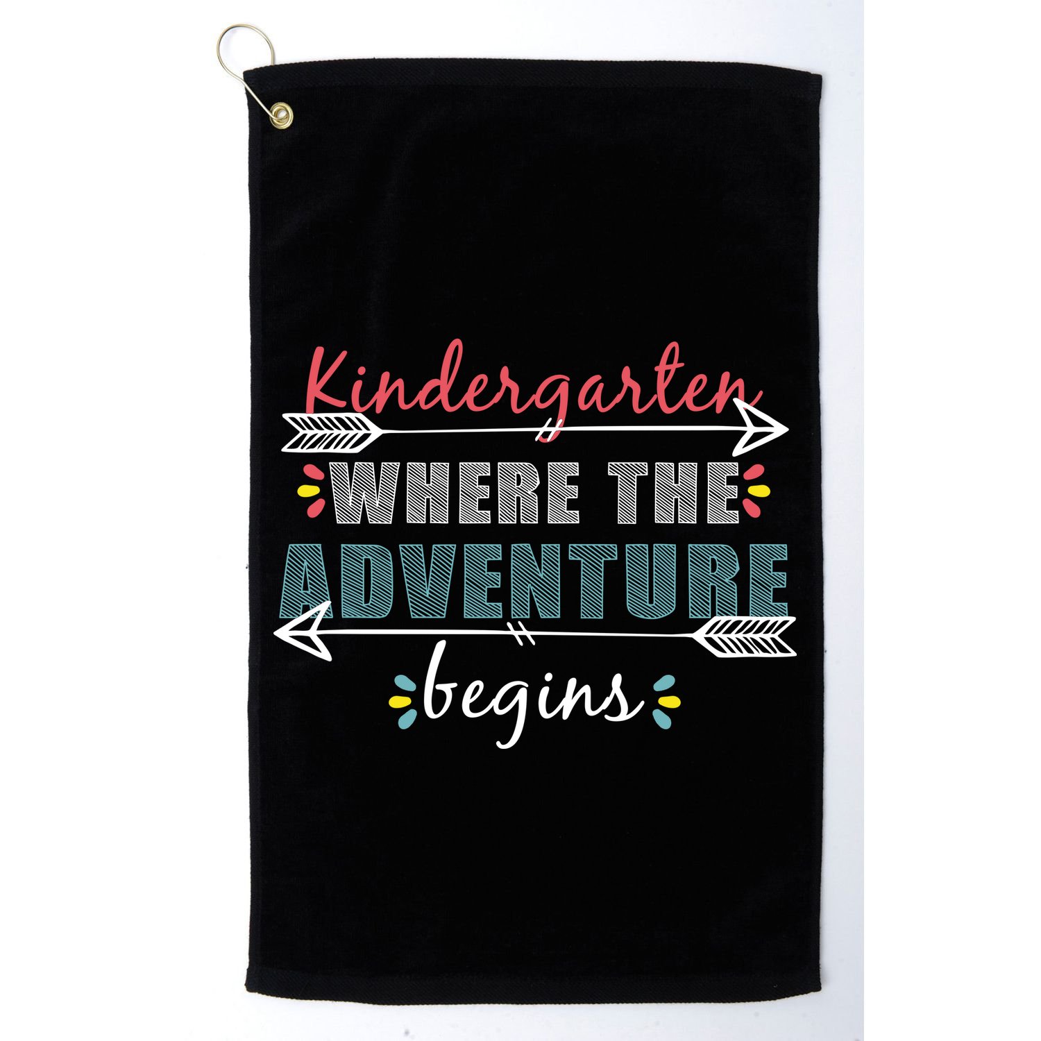 Kindergarten Back To School Adventure  Golf Towel