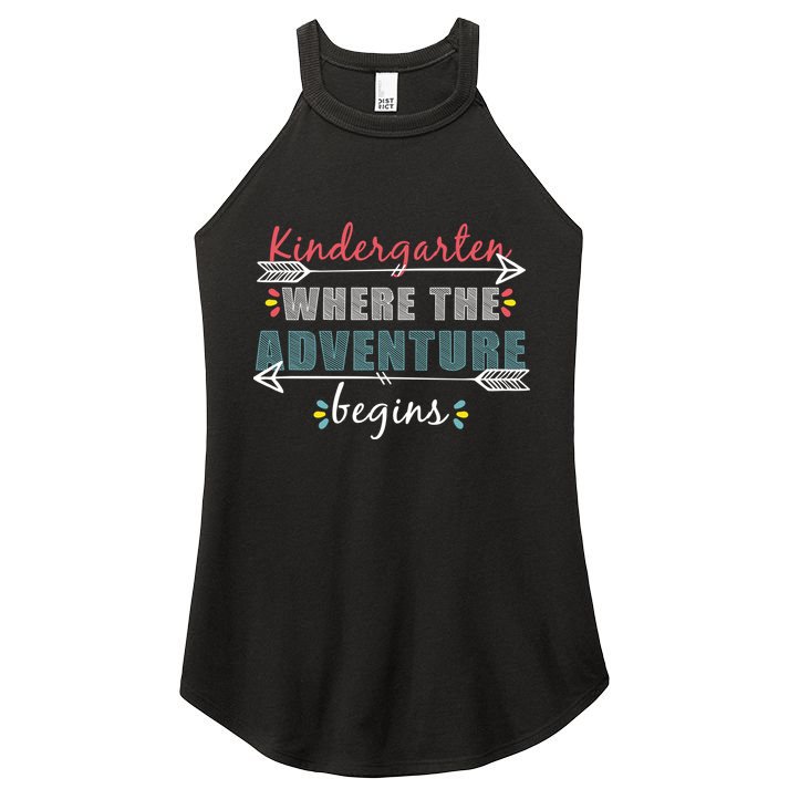 Kindergarten Back To School Adventure  Women's Perfect Tri Rocker Tank