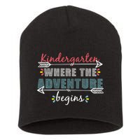 Kindergarten Back To School Adventure  Short Acrylic Beanie