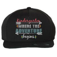 Kindergarten Back To School Adventure  Wool Snapback Cap