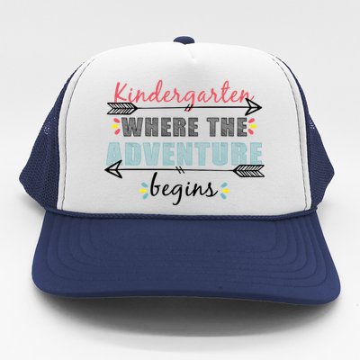 Kindergarten Back To School Adventure  Trucker Hat