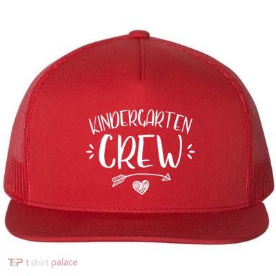 Kindergarten Crew Flat Bill Trucker Hat