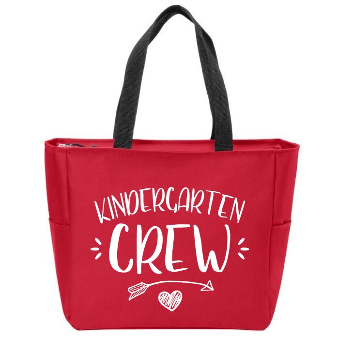 Kindergarten Crew Zip Tote Bag