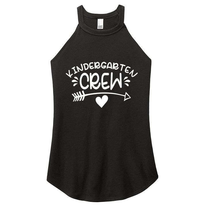 Kindergarten Crew Arrow Hear Simple Logo Women's Perfect Tri Rocker Tank