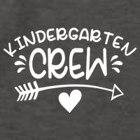 Kindergarten Crew Arrow Hear Simple Logo Vector Backpack