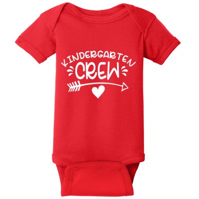 Kindergarten Crew Arrow Hear Simple Logo Baby Bodysuit
