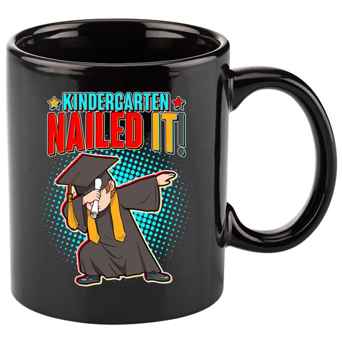 Kindergarten Graduate Nailed It 11oz C Handle Ceramic Mug