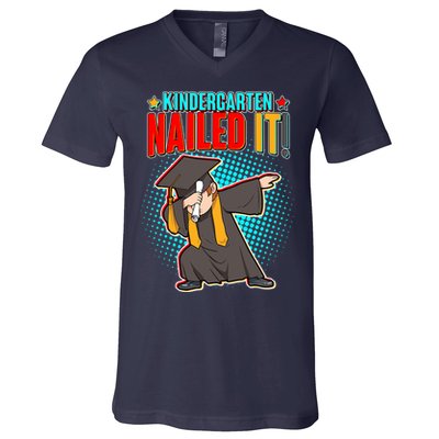 Kindergarten Graduate Nailed It V-Neck T-Shirt