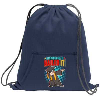 Kindergarten Graduate Nailed It Sweatshirt Cinch Pack Bag