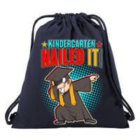 Kindergarten Graduate Nailed It Drawstring Bag