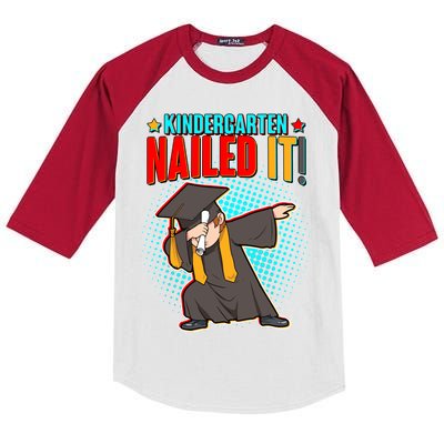 Kindergarten Graduate Nailed It Kids Colorblock Raglan Jersey