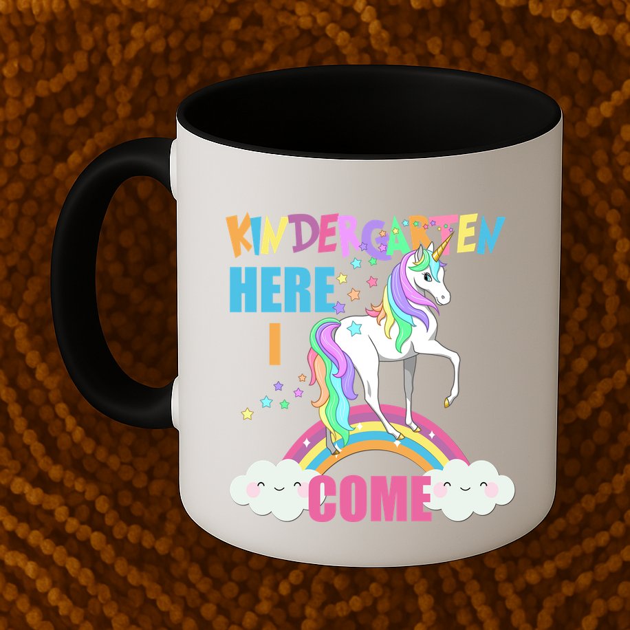 Kindergarten Here I Come Magical Unicorn Mug