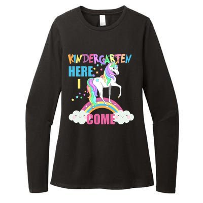 Kindergarten Here I Come Magical Unicorn Womens CVC Long Sleeve Shirt