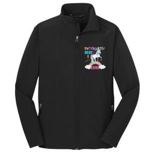 Kindergarten Here I Come Magical Unicorn Core Soft Shell Jacket