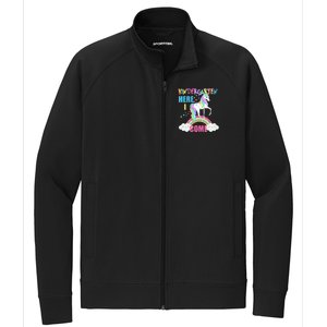 Kindergarten Here I Come Magical Unicorn Stretch Full-Zip Cadet Jacket