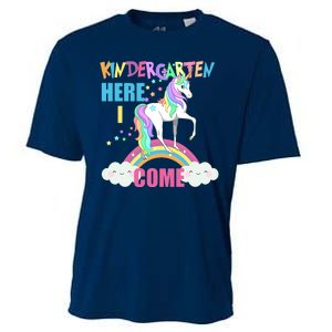 Kindergarten Here I Come Magical Unicorn Cooling Performance Crew T-Shirt