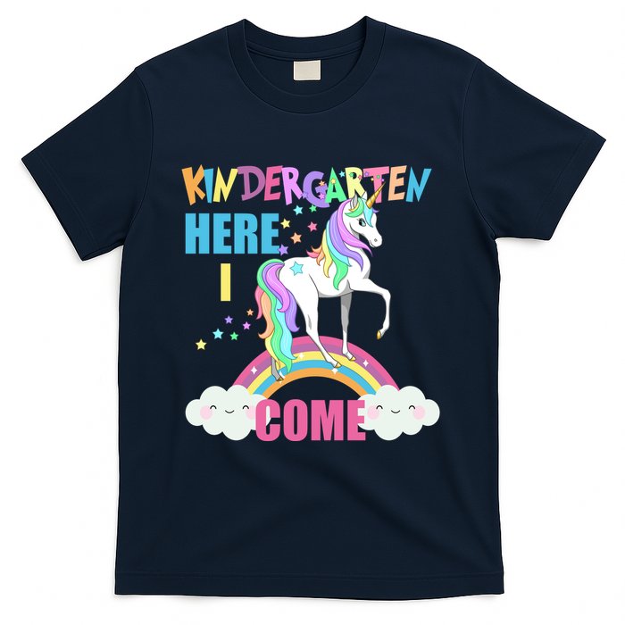 Kindergarten Here I Come Magical Unicorn T-Shirt