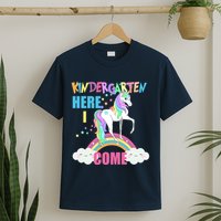Kindergarten Here I Come Magical Unicorn T-Shirt