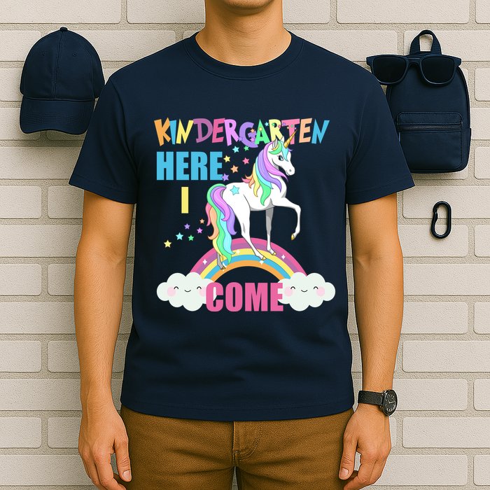 Kindergarten Here I Come Magical Unicorn T-Shirt