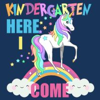 Kindergarten Here I Come Magical Unicorn T-Shirt