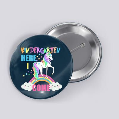 Kindergarten Here I Come Magical Unicorn Button