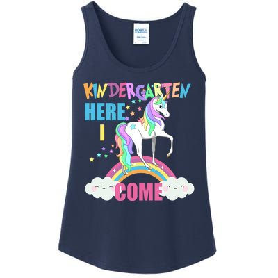 Kindergarten Here I Come Magical Unicorn Ladies Essential Tank