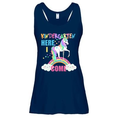 Kindergarten Here I Come Magical Unicorn Ladies Essential Flowy Tank