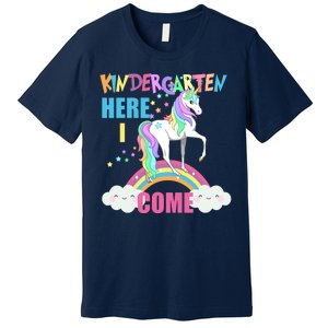 Kindergarten Here I Come Magical Unicorn Premium T-Shirt