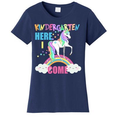 Kindergarten Here I Come Magical Unicorn Women's T-Shirt