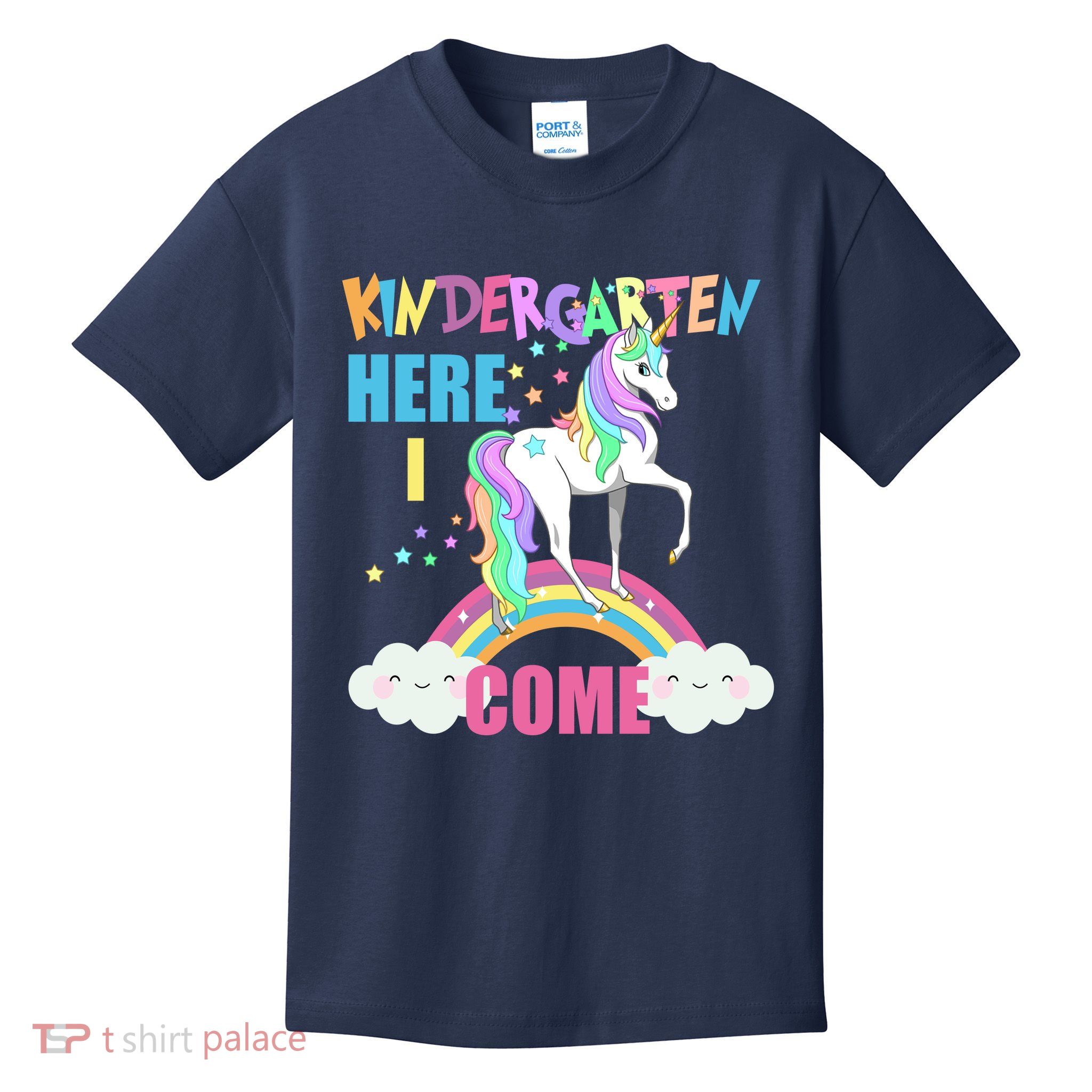 Kindergarten Here I Come Magical Unicorn Kids T-Shirt