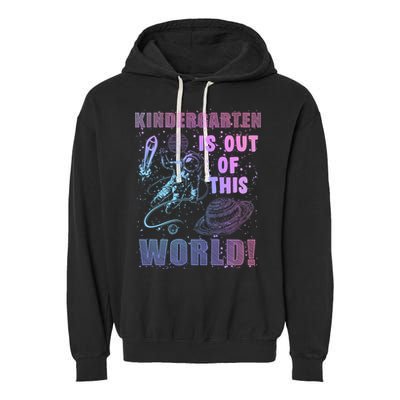 Kindergarten Is Out Of This World Garment-Dyed Fleece Hoodie