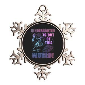 Kindergarten Is Out Of This World Metallic Star Ornament