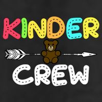 Kindergarten Kinder Crew Arrow 7 Panel Mesh Trucker Snapback Hat