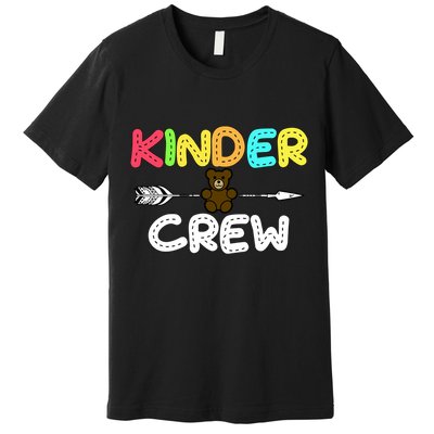 Kindergarten Kinder Crew Arrow Premium T-Shirt