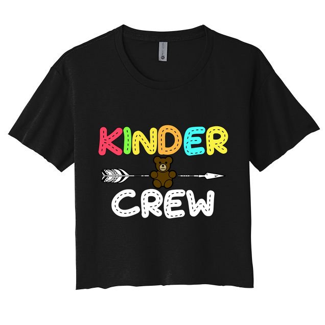 Kindergarten Kinder Crew Arrow Crop Top