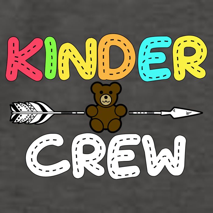 Kindergarten Kinder Crew Arrow Vector Backpack