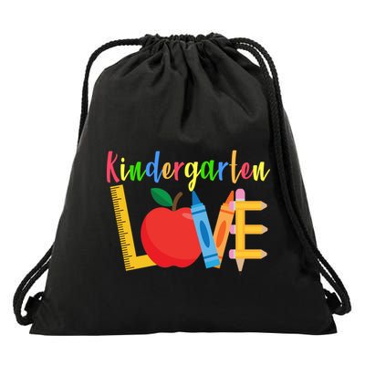 Kindergarten Love Drawstring Bag