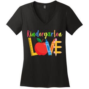 Kindergarten Love Women's V-Neck T-Shirt