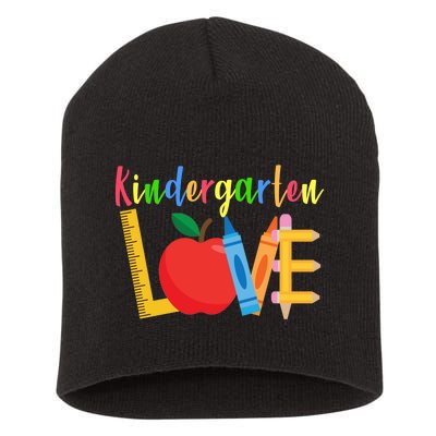 Kindergarten Love Short Acrylic Beanie