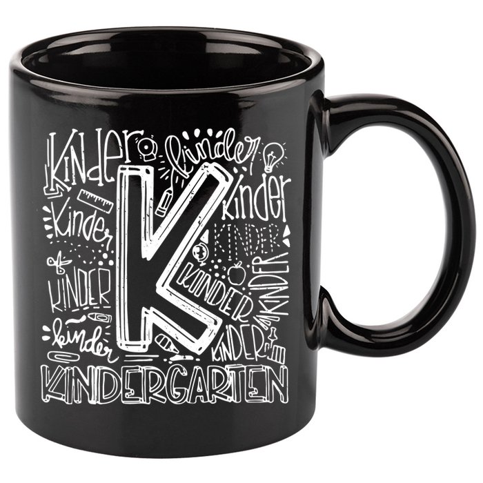 Kindergarten Mash-Up 11oz C Handle Ceramic Mug