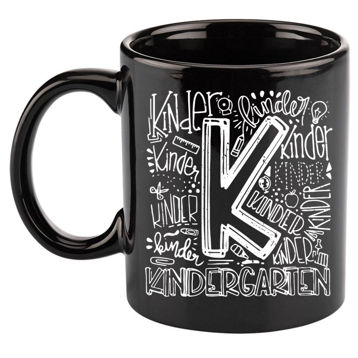 Kindergarten Mash-Up 11oz C Handle Ceramic Mug