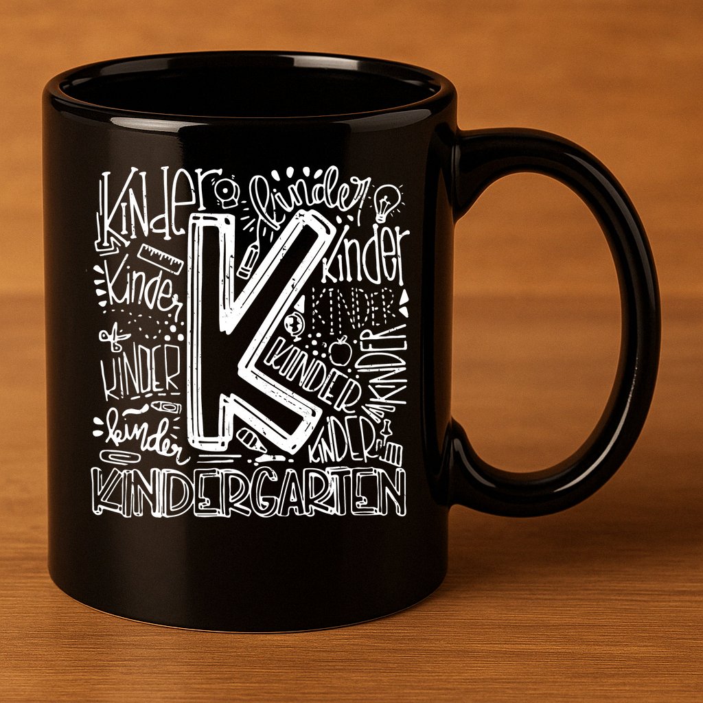 Kindergarten Mash-Up 11oz C Handle Ceramic Mug