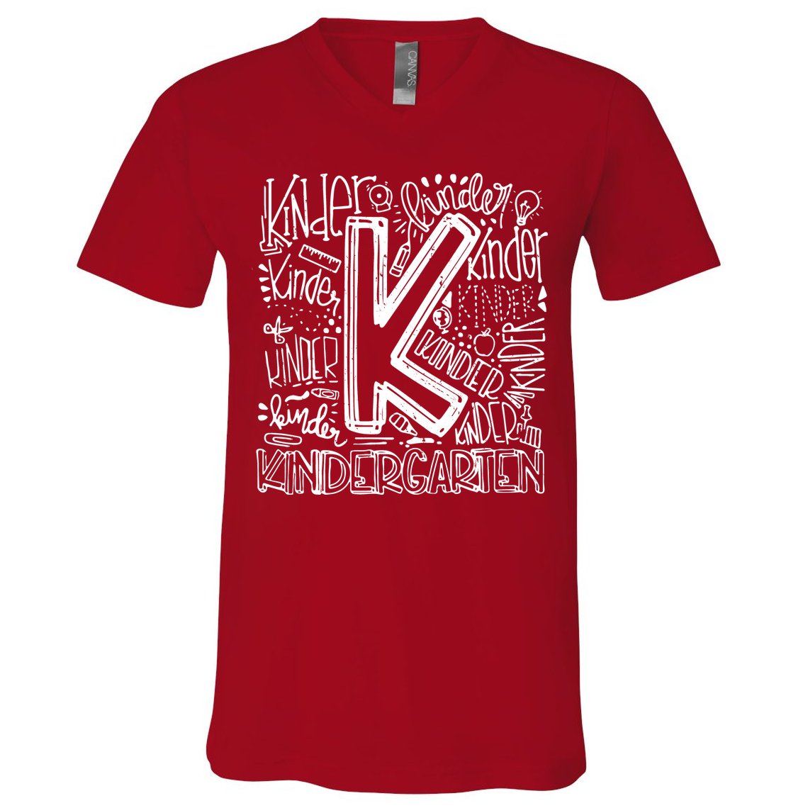Kindergarten Mash-Up V-Neck T-Shirt