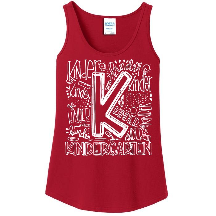 Kindergarten Mash-Up Ladies Essential Tank