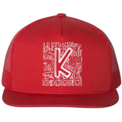 Kindergarten Mash-Up Flat Bill Trucker Hat