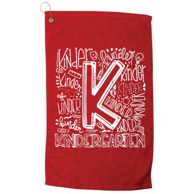 Kindergarten Mash-Up Platinum Collection Golf Towel