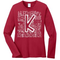 Kindergarten Mash-Up Ladies Long Sleeve Shirt