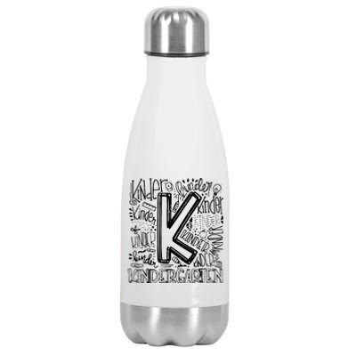 Kindergarten Mash-Up Stainless Steel Insulated Water Bottle