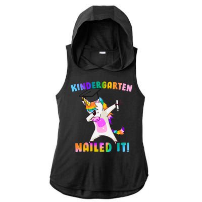 Kindergarten Nailed It Ladies PosiCharge Tri-Blend Wicking Draft Hoodie Tank